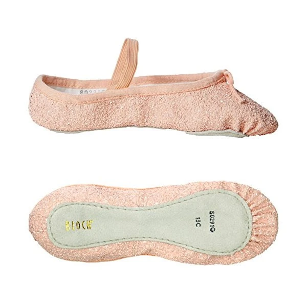 Bloch Sparkle, glitzernde Ballettschläppchen für Kinder Bloch Sparkle, glitzernde Ballettschläppchen für Kinder