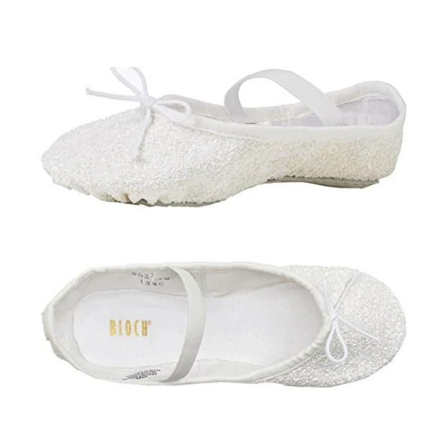 Bloch Sparkle, glitzernde Ballettschläppchen für Kinder Bloch Sparkle, glitzernde Ballettschläppchen für Kinder