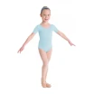 Bloch Ballet, Kinder-Baumwolltrikot mit kurzem Ärmel – Pastellblau Bloch Bloch Ballet, Kinder-Baumwolltrikot mit kurzem Ärmel – Pastellblau Bloch