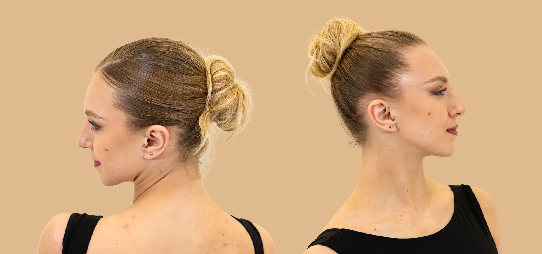 Wie man den Hals mit einer Frisur verlängert, ein geheimer Trick