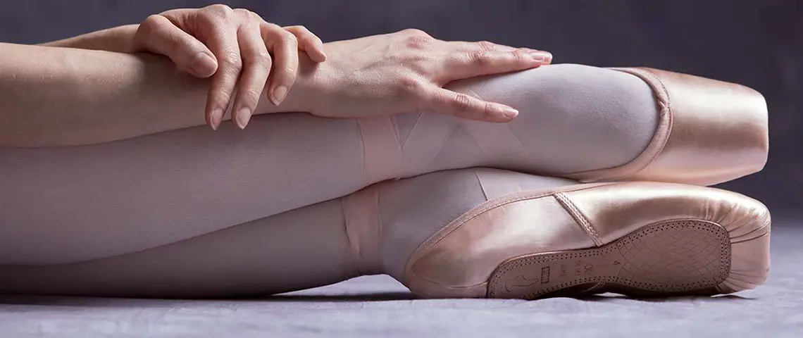 Anatomie der Ballettspitzenschuhe