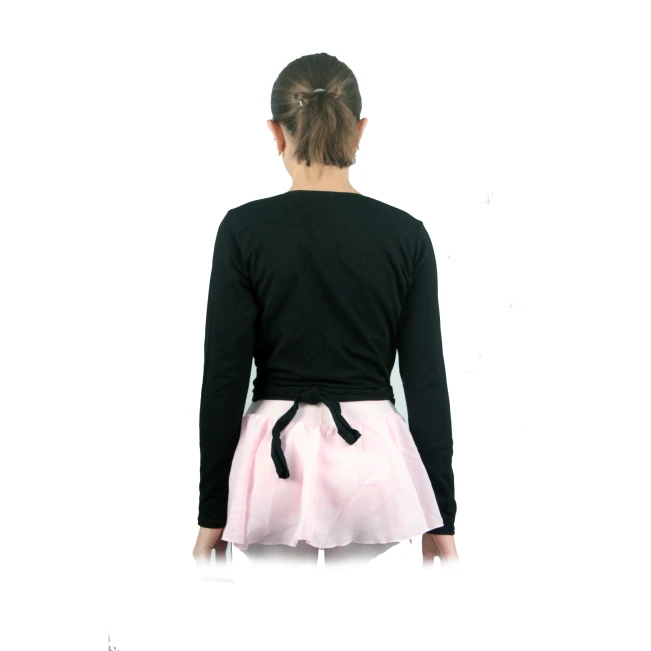Capezio Cross-Over-Top, Warm-up-Top für Mädchen - Dusty Pink Capezio