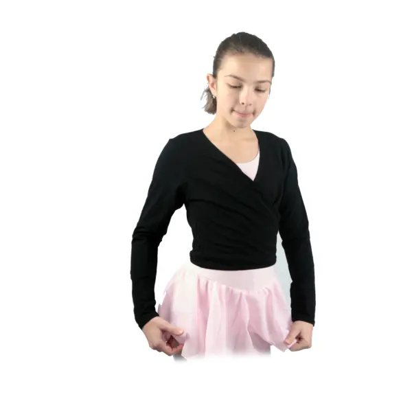 Capezio Cross-Over-Top, Warm-up-Top für Mädchen Capezio Cross-Over-Top, Warm-up-Top für Mädchen