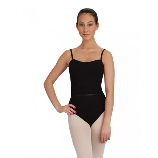 Capezio CAD100B Balletttrikot mit Trägern und Gürtel