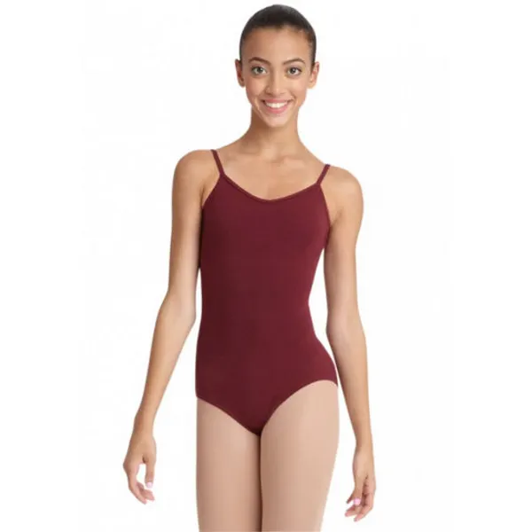 Capezio V-Neck, Damen-Ballett-Trikot mit dünnen Trägern