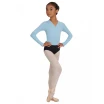 Capezio Cross-Over-Top, Warm-up-Top für Mädchen - Dusty Pink Capezio