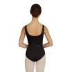 Capezio Tactel V Neck Leotard, Trikot mit breiten Trägern Capezio Tactel V Neck Leotard, Trikot mit breiten Trägern
