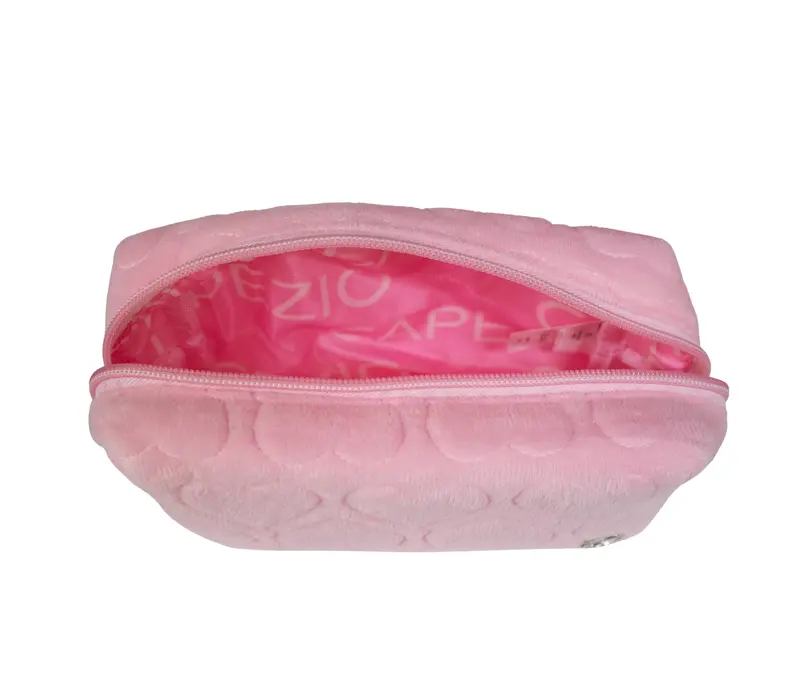 Capezio, herzförmige Kosmetiktasche - Rosa- pink