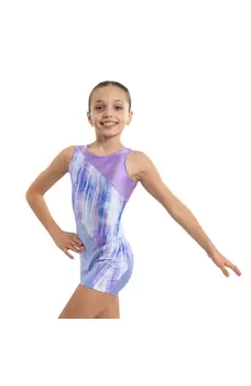 Capezio Seashell Biketard, kurzer Ganzanzug für Mädchen