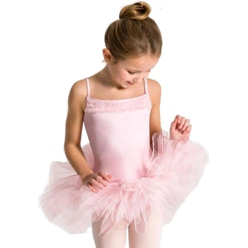 Capezio Ruffle Yoke, Kindertrikot mit Tutu-Röckchen