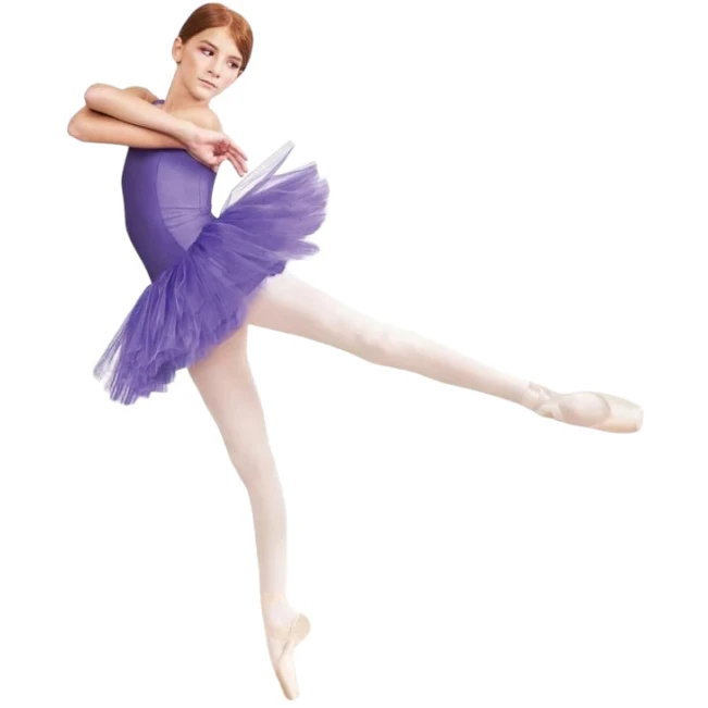 Capezio Tutu-Leotard, Trikot mit Tutu-Röckchen Capezio Tutu-Leotard, Trikot mit Tutu-Röckchen