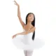 Capezio Tutu-Leotard, Trikot mit Tutu-Röckchen