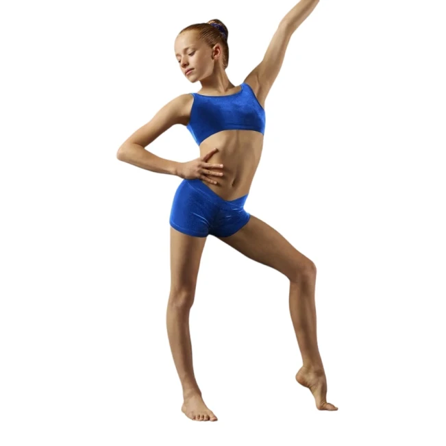 Bloch Leos Samt-Crop-Top, Top für Damen Bloch Leos Samt-Crop-Top, Top für Damen