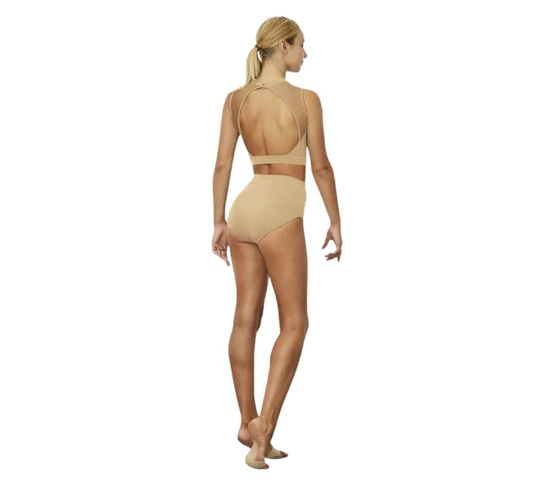 Bloch Emiko, Damen-Top - Hautfarben - Sand