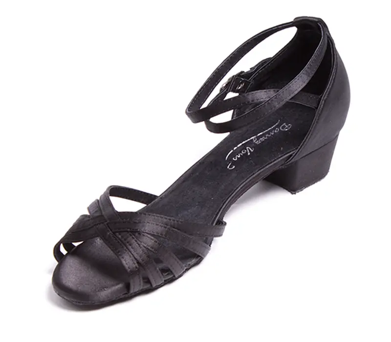 Dansez Vous Alba, Damen-Lateinschuhe mit niedrigem Absatz Dansez Vous Alba, Damen-Lateinschuhe mit niedrigem Absatz - Schwarz