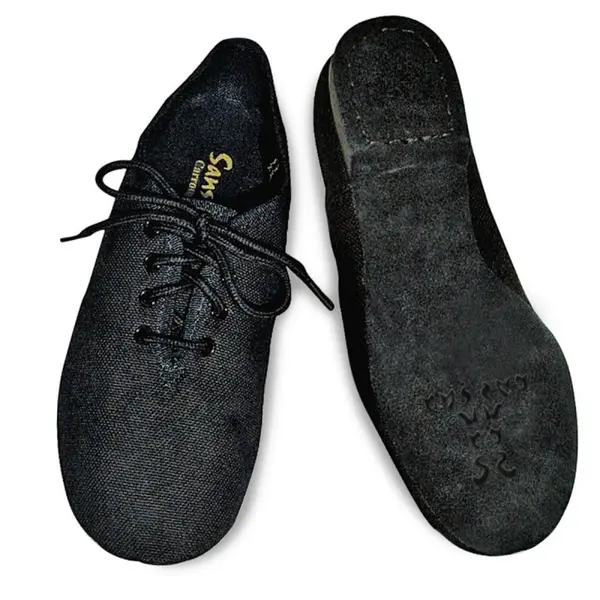 Sansha Carrousel, Kinder-Jazzschuhe aus Canvas mit durchgehender Sohle