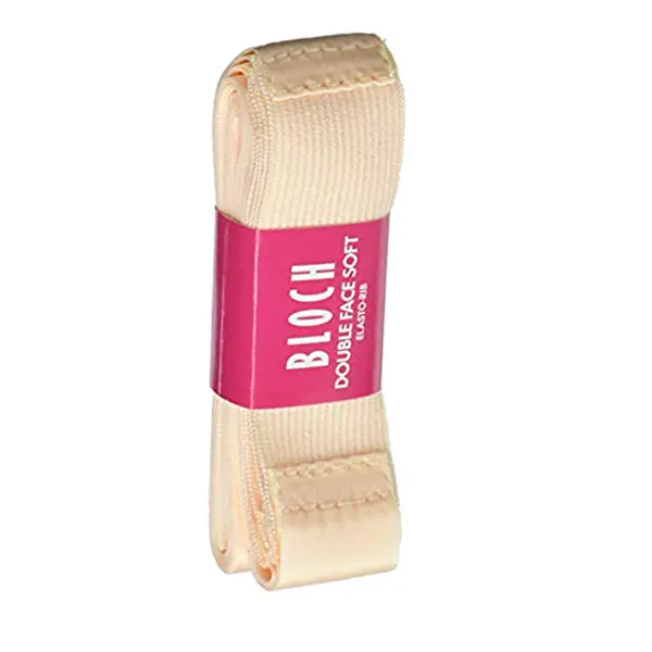 Bloch Double Face Soft Elastorib, Satinbänder mit eingenähtem Gummiband