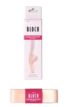 Bloch Double Face Soft Elastorib, Satinbänder mit eingenähtem Gummiband