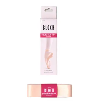 Bloch Double Face Soft Elastorib, Satinbänder mit eingenähtem Gummiband