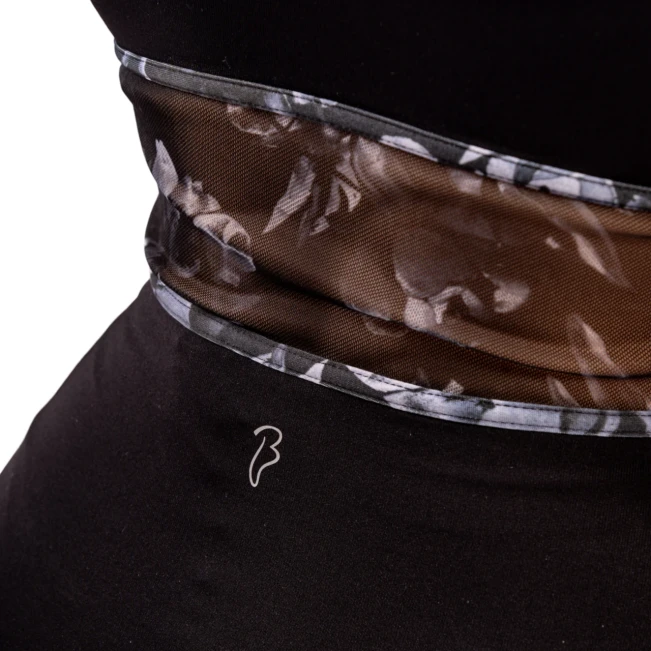 Bloch Ayla Floral, Trikot mit schmalen Trägern - Schwarz Bloch Ayla Floral, Trikot mit schmalen Trägern - Schwarz