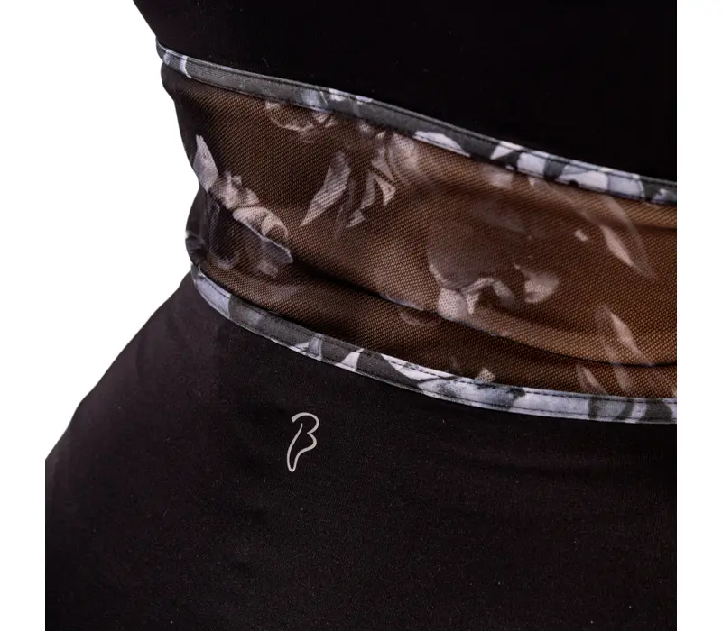 Bloch Ayla Floral, Trikot mit dünnen Trägern Bloch Ayla Floral, Trikot mit schmalen Trägern - Schwarz