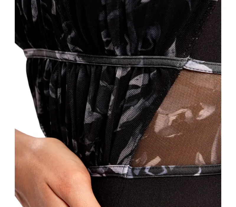 Bloch Ayla Floral, Trikot mit dünnen Trägern Bloch Ayla Floral, Trikot mit schmalen Trägern - Schwarz