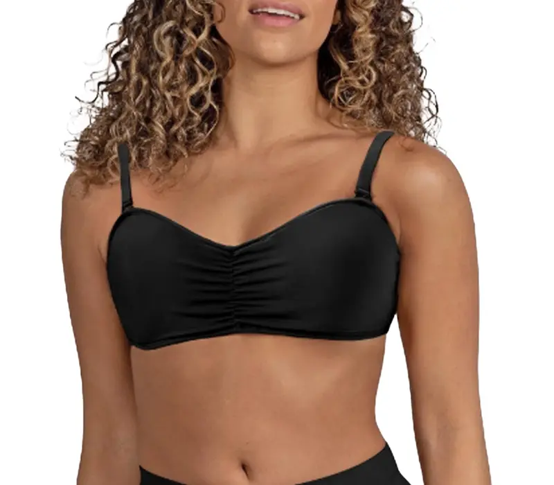 Bloch Vela Bandeau, Damen-BH - Schwarz