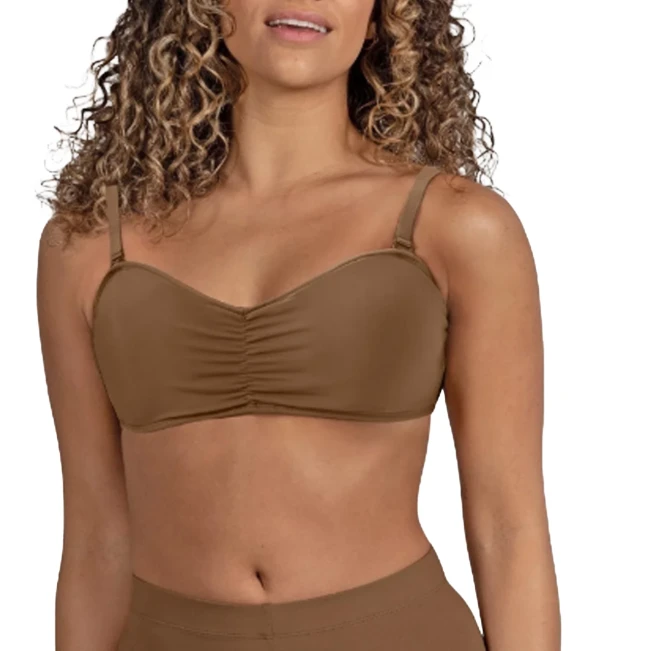 Bloch Vela Bandeau, Damen-BH - Mandel-Bloch Bloch Vela Bandeau, Damen-BH - Mandel-Bloch