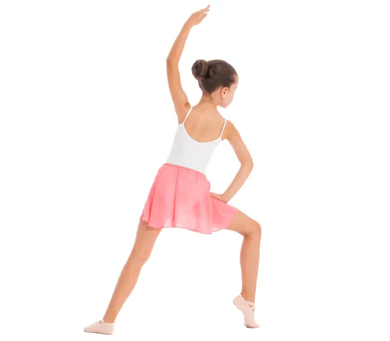 Bloch Barre, Mädchenrock mit Gummibund - Korallenrot Bloch