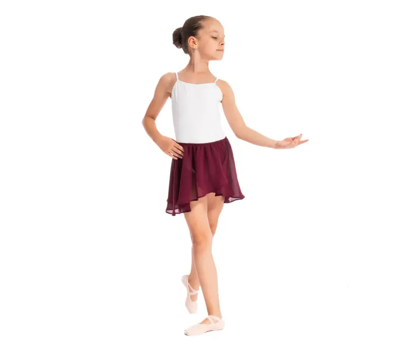 Bloch Barre, Mädchenrock mit Gummibund - Burgundy Bloch