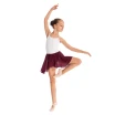 Bloch Barre, Mädchen-Rock mit Gummibund - Aubergine-Lila Bloch