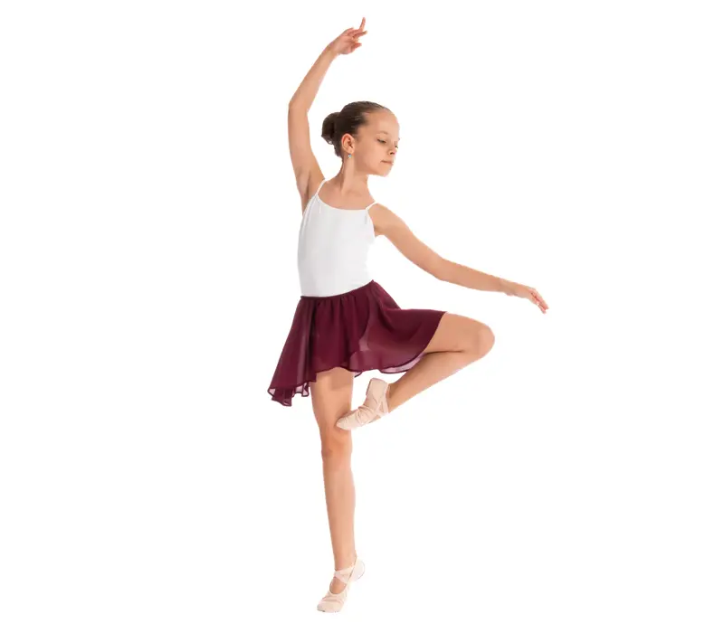 Bloch Barre, Mädchenrock mit Gummibund - Burgundy Bloch