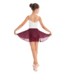 Bloch Barre, Mädchen-Rock mit Gummibund - Aubergine-Lila Bloch