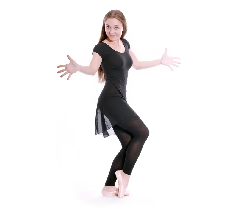 Betri, Damen-Trikot mit kurzen Ärmeln Betri, Damen-Trikot mit kurzen Ärmeln – Schwarz