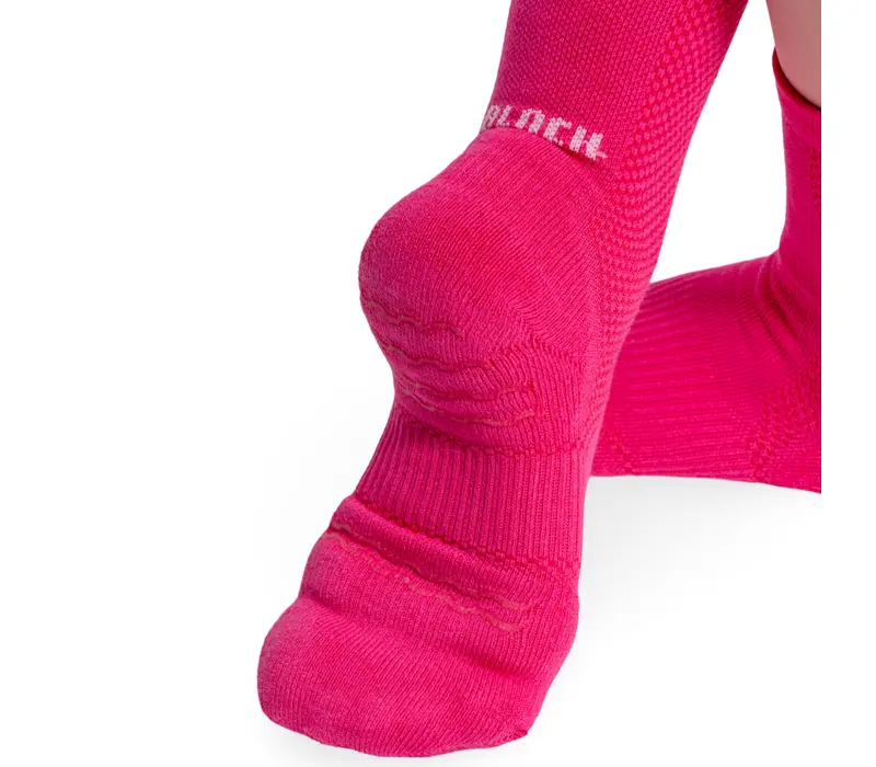 Bloch Blochsox, kürzere Tanzsocken für Kinder - Rosa - Hot Pink