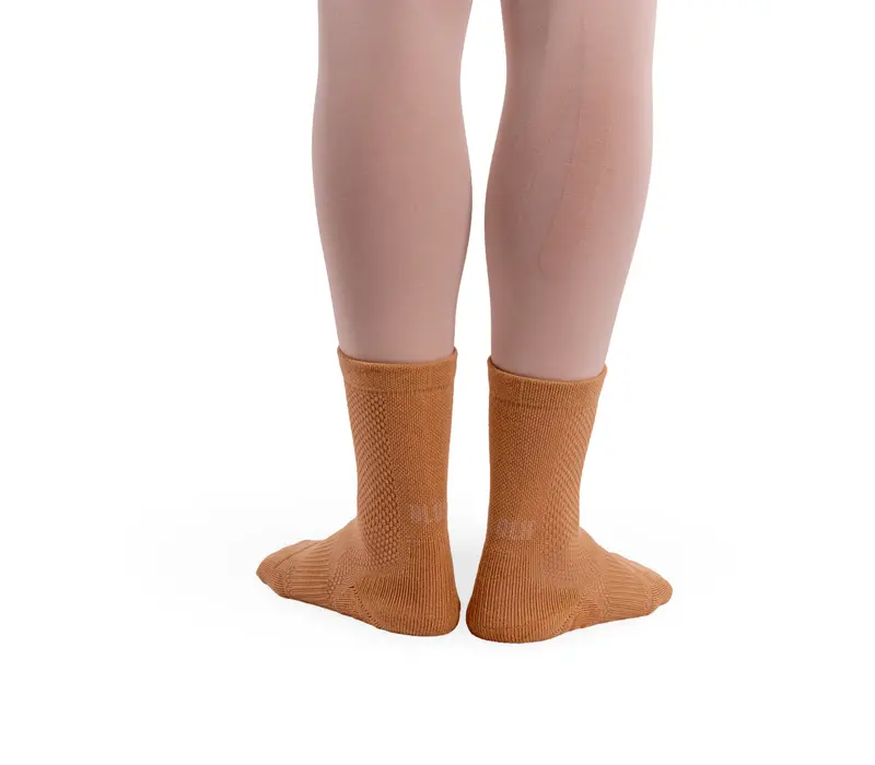 Bloch Blochsox, kürzere Tanzsocken für Kinder - Hautfarben Nude Bloch