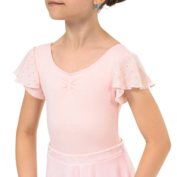 Bloch Scarlett, Mädchen-Trikot mit Volantärmel