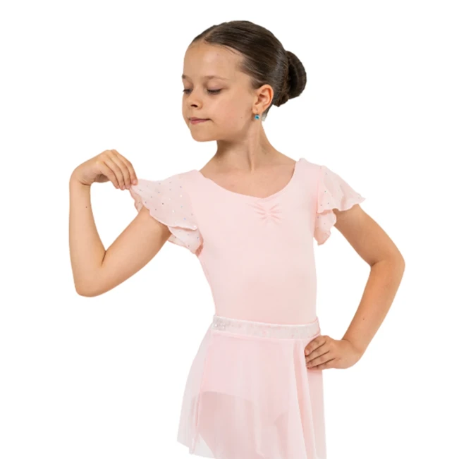 Bloch Scarlett, Mädchen-Trikot mit Volantärmel Bloch Scarlett, Mädchen-Trikot mit Volantärmel