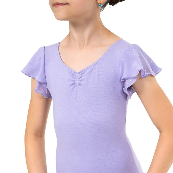 Bloch Scarlett, Mädchen-Trikot mit Volantärmel