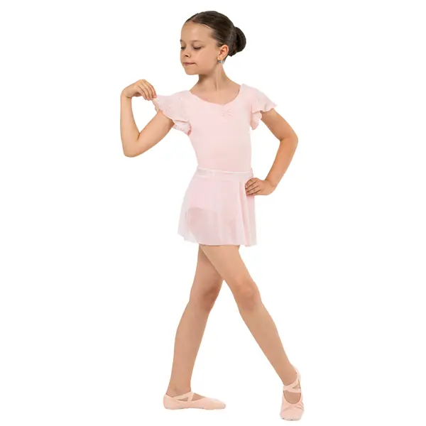 Bloch Scarlett, Mädchen-Trikot mit Volantärmel