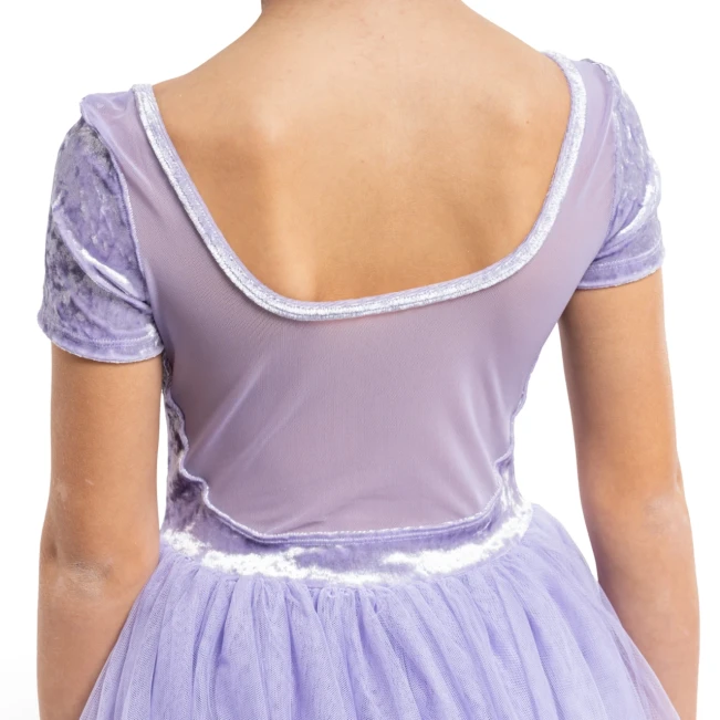 Bloch Delilah, Kleid für Mädchen mit Tutu-Röckchen - Flieder lila Bloch
