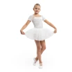 Bloch Delilah, Mädchen-Trikot mit Tutu-Röckchen - Weiß Bloch Delilah, Mädchen-Trikot mit Tutu-Röckchen - Weiß