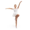 Bloch Delilah, Mädchen-Trikot mit Tutu-Röckchen - Weiß Bloch Delilah, Mädchen-Trikot mit Tutu-Röckchen - Weiß