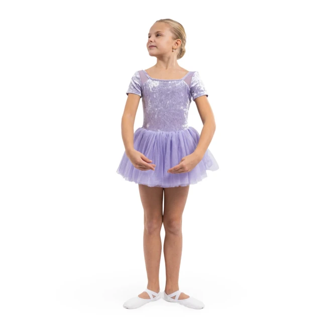 Bloch Delilah, Kleid für Mädchen mit Tutu-Röckchen - Flieder lila Bloch