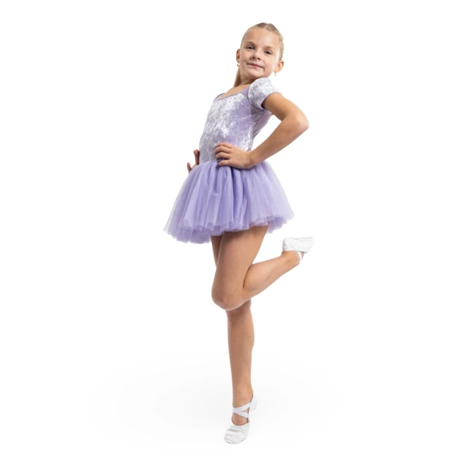 Bloch Delilah, Kleid für Mädchen mit Tutu-Röckchen - Flieder lila Bloch