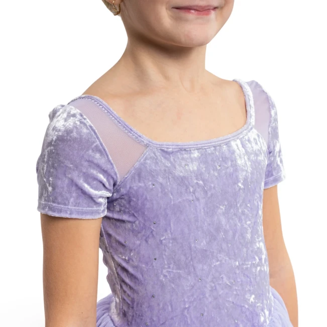 Bloch Delilah, Kleid für Mädchen mit Tutu-Röckchen - Flieder lila Bloch