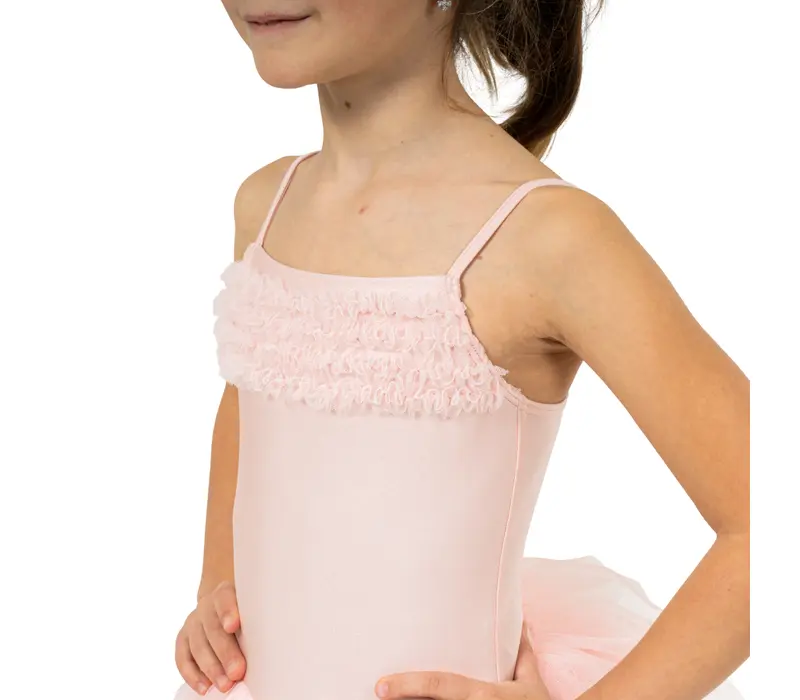 Bloch Desdemona, Trikot mit Tutu-Röckchen Bloch Desdemona, Trikotkleid mit Tutu-Röckchen – Rosa Bloch