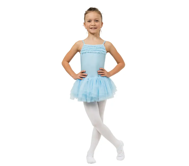 Bloch Desdemona, Trikot mit Tutu-Röckchen - Blau - light blue