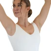 Bloch Dianna, Damen-Trikot mit breiten Trägern – Weiß Bloch Dianna, Damen-Trikot mit breiten Trägern – Weiß