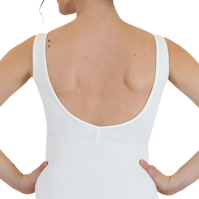 Bloch Dianna, Damen-Trikot mit breiten Trägern Bloch Dianna, Damen-Trikot mit breiten Trägern – Weiß
